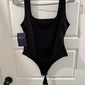 Women’s Bylt Black Square Neck Bodysuit